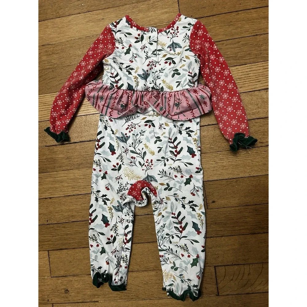 Matilda Jane Mistletoe Magic Romper - Size18-24 Months - EUC Christmas Holiday
